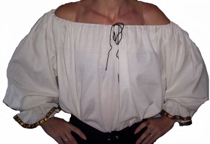 Camisa medieval de mujer