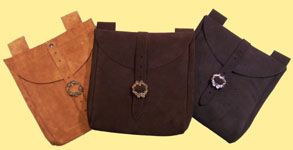Bolsa de cuero cuadrada