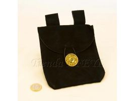 Bolsa pequeña de serraje para cinturón