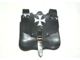 Bolsa piel blanca calatrava templario hospitalario