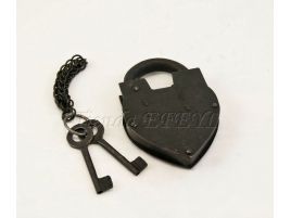 Candado medieval de hierro estilo Borgia