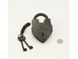 Candado medieval de hierro estilo Borgia