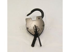 Candado medieval de hierro estilo Borgia