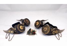 Gafas goggles steampunk aladas alas metal