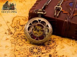 Reloj de bolsillo mecánico cuerda Art Nouveau