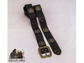 Cinturón medieval deluxe largo hebilla
