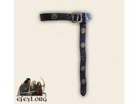 Cinturón medieval deluxe largo hebilla
