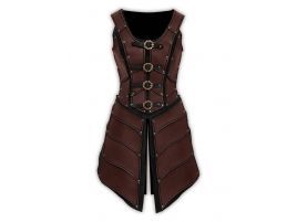 Armadura Princesa Elfa cuero mujer medieval 