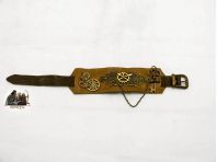 Brazalete de piel steampunk 112