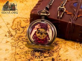 Reloj de bolsillo mecánico Art Nouveau