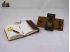 Set detective steampunk cinturon libro lupa investigador