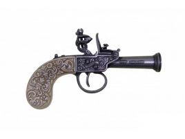 Pistola de chispa 1798 historica replica steampunk