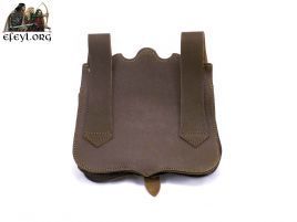 Bolsa de piel medieval rinonera