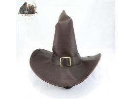 Sombrero piel mago bruja hebilla dumbledore gandalf potter