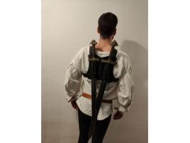 Funda espalda doble dos espadas softcombat acero
