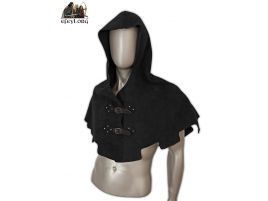 manteleta cubrehombros mantelina serraje capucha
