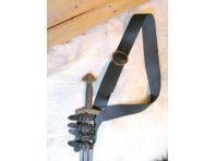 Portaespadas tipo D Tahali de piel