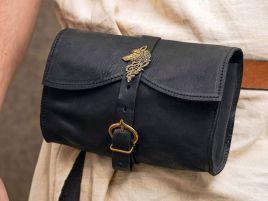 Bolsa piel motivo lobo