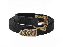 Cinturon vikingo estrecho ornamentado
