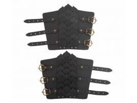 Brazales cuero piel escamas