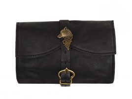 Bolsa piel motivo de lobo