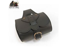 Bolsa piel cuero caballero medieval limosnera