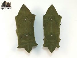 Brazales serraje hojas elficas