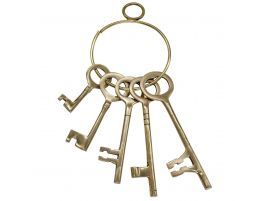 Manojo llaves hierro aro