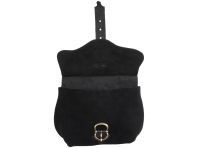 Bolsa de piel riñonera diseño templario