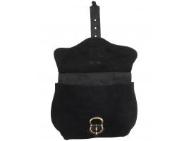 Bolsa de piel riñonera diseño templario