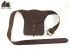 Bolsa cuero cinturon medieval reinonera