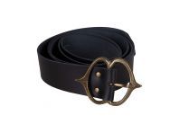 Cinturon medieval largo hebilla doble piel cuero