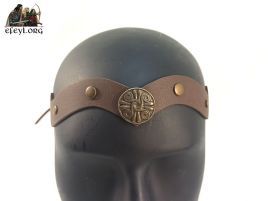 Tiara diadema de piel 9 celta