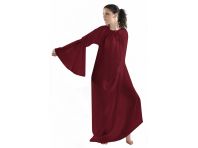 tunica interior algodon camison burdeos