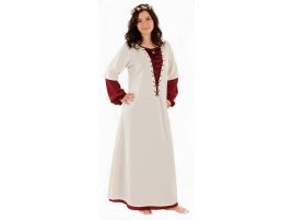 Sobrevestido Lady Frey medieval lino algodon