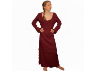 tunica interior algodon camison burdeos