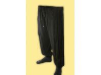 Pantalones anchos color burdeos