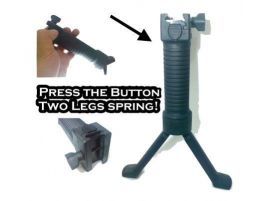 Grip con bípode incorporado