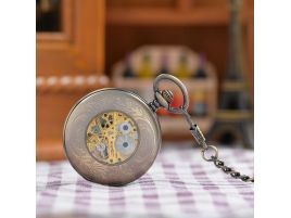 Reloj de bolsillo mecánico estrella de cinco puntas