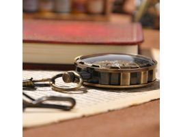 Reloj de bolsillo mecánico estrella de cinco puntas