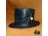 Sombrero de copa Steampunk de piel