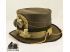 Sombrero de copa Steampunk de piel