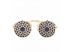 Gafas de sol retro steampunk redondas abatibles 1