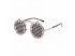 Gafas de sol retro steampunk redondas abatibles 1