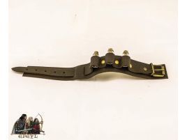 Muñequera de piel steampunk 106