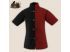 Gambeson deluxe negro y rojo manga corta y larga intercambiable