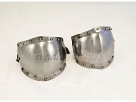 Coderas de acero con acolchado interior