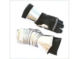 Guanteletes de acero D, estilo manopla