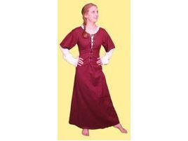 Sobrevestido Lady Frey medieval lino algodon