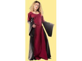 Vestido Medieval Magierin mujer algodon lino